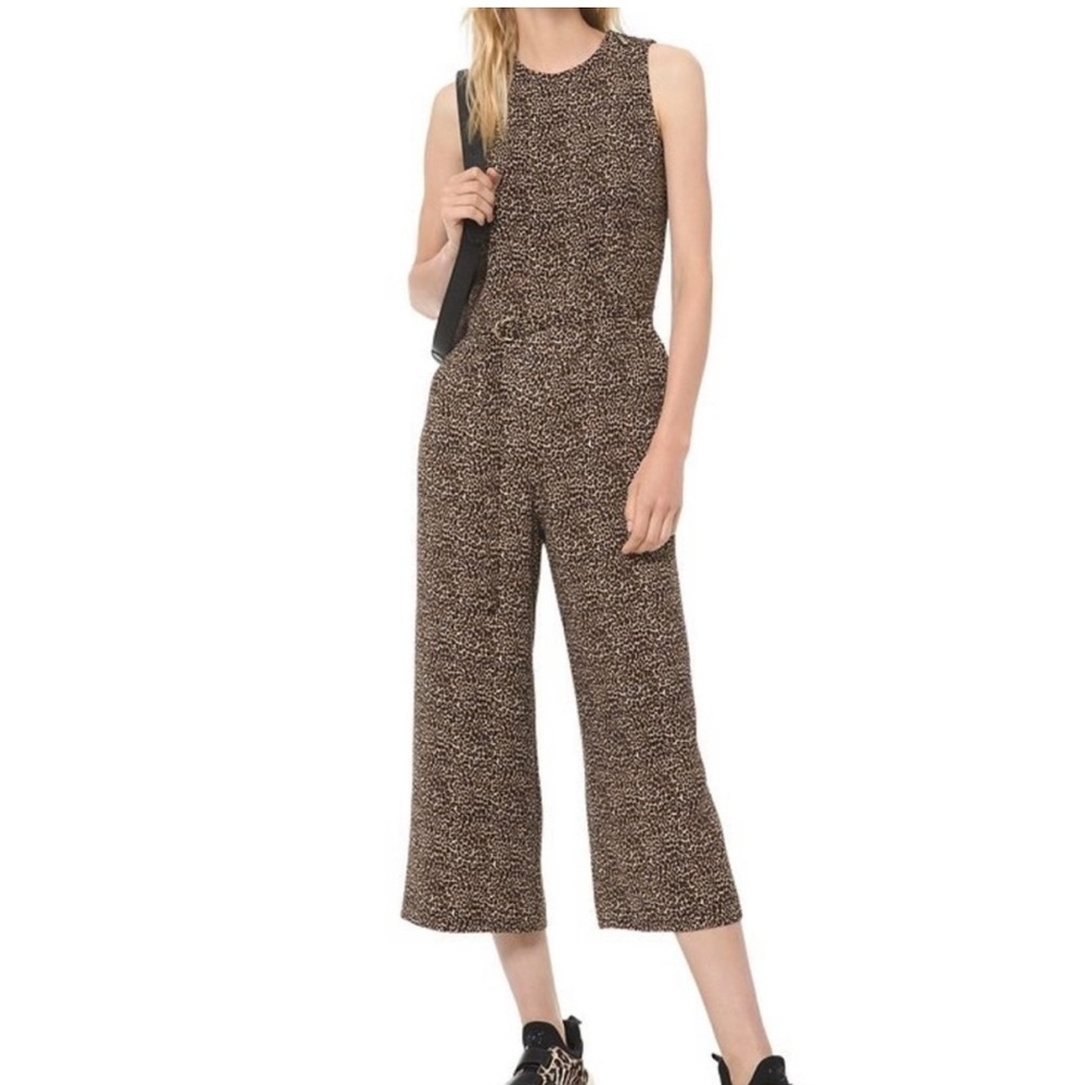 Michael Kors dark camel jumpsuit